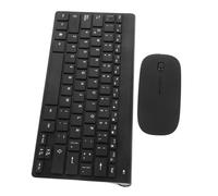 VANZACK Teclado Inalámbrico y Ratón Combo Inalámbrico Elegante y Minimalista para PC con Conexión Inalámbrica USB Conjunto Compacto para Oficina