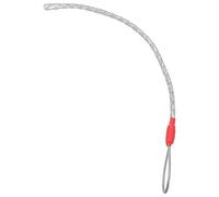 VANZACK Tirador de Cables de Metal Rojo Diseño de Malla para Proyectos Eléctricos Industriales y Bricolaje, Agarre Antideslizante que Reduce la Fricción para Cables de 10 a 12mm