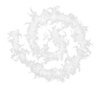 VANZACK Traje De Cosplay Boa Etiqueta De La Fiesta De Bodas Boa De De Marabú Boa Mujer 1920 Ribete De Flecos De Boa De Carnaval Boa Blanca Ropa De Mujer Vestir Pelo Animal De Las Mujeres