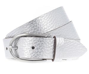 Vanzetti 30mm Metallic Belt W75 Silver Metallic