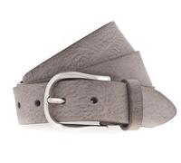 Vanzetti 35mm Full Leather Belt W75 Mouse Gray