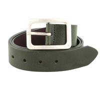 Vanzetti 35mm Full Leather Belt W75 Olive