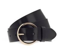 Vanzetti 35mm Full Leather Belt W80 Black