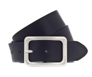 Vanzetti 35mm Full Leather Belt W80 Black