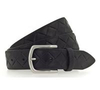 Vanzetti cinturón 35mm Leather Belt W105 Black