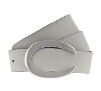 Vanzetti Cinturón de cuero 90 cm gris
