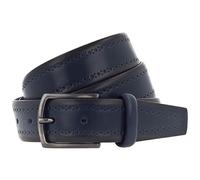 Vanzetti Cinturón de cuero 95 cm azul