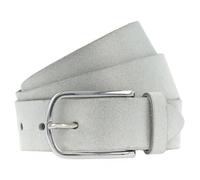 Vanzetti Cinturón de cuero 95 cm color plata