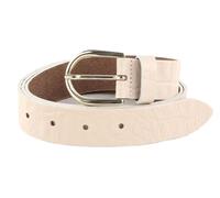 Vanzetti Cinturón de cuero 105 cm beige
