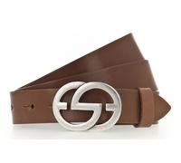 Vanzetti Full Leather Buckel Belt W110 Mid Brown