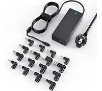 Vanzflow Cargador Universal para portátil de 90W Compatible con Lenovo HP ASUS Acer DELL Toshiba Sony Samsung Medion Fujitsu Gateway Adaptador 16V 18.5V 19.5V 20V con 16 Conectores.