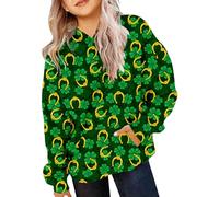 vaolkwsacz Children Kids Daily Printed Trajes Sudadera Casual Manga Larga Bolsillo Sudadera con Capucha Tops Niñas Invierno Jersey 152, amarillo, 12-13 años