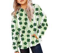 vaolkwsacz Children Kids Daily Printed Trajes Sudadera Casual Manga Larga Sudadera con Capucha Tops Tote Niñas Mentiras No Suéter, verde menta, 6-7 años