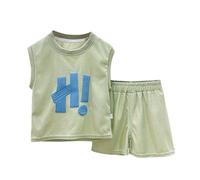 vaolkwsacz - Conjunto de ropa para el uso diario, ropa deportiva cómoda e informal para, conjunto versátil, perfecto para el día a día ropa infantil para niñas 86 92, verde, 12-18 meses