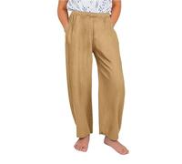 vaolkwsacz Diario Cintura Elástica Recto Color sólido Pantalones Casual Pantalones Sueltos Danza Leggings Niños, amarillo, 4-5 años
