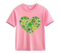 vaolkwsacz Spring and Autumn New Fashionable Cute Print Comfortable Version of The Girls Printed T Shirt Damen Spitze, Rosa., 4-5 años