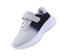 vaolkwsacz Zapatillas deportivas ligeras, transpirables, para niños, para exteriores, unisex, con , zapatillas de fitness deportivas, para el tiempo libre, caminar, fitness, correr por carretera