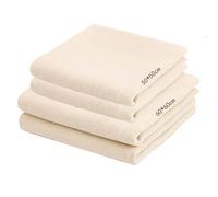 vaolmlop 4 Piezas Telas Filtrantes Reutilizable,2 Piezas(50x50cm),2 Piezas(60×60cm),Colador de Tela Ultrafina Lavable,Algodón Cheese Cloth,Filtro de Algodón para Colar Leche, Batidos de Frutas