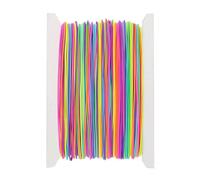 vaolmlop Cuerda Elástica,1 mm Hilo de Abalorios,30 m,Cuerda de Manualidades de Tela,Hilo Elástico para Hacer Pulseras,Joyería,Collar,DIY(Color)