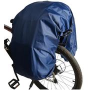 VAOLOAV Funda impermeable de 100L para cubierta de lluvia para cesta de bicicleta, bolsa para portaequipajes, azul antiguo