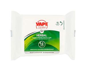 Vape Derm Herbal - Toallitas, 15 unidades
