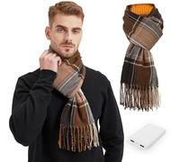 vapesoon Bufanda cálida y unisex con batería de 5000mAh - Ideal para actividades al aire libre, trabajo, viajes, Acción de Gracias, Navidad y más