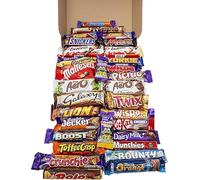 vapewaves Mega cesta de regalo de chocolate, 100 barras de chocolate diferentes de tamaño completo, selección masiva de deliciosos chocolates, 100.0 unidades