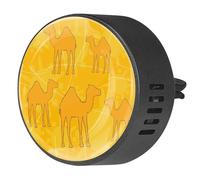 VAPOKF 2 clips de ventilación para coche, ambientador con estampado de animales salvajes, difusor de aceites esenciales de aromaterapia