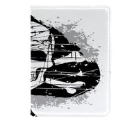 VAPOKF Ace of Spades - Funda de piel para pasaporte, 11,5 x 16,5 cm, multicolor, 11.5x16.5cm/4.5x6.5 in, Vintage