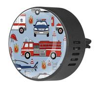VAPOKF Ambientador de coche con clips de ventilación de emergencia para coche, camión de bomberos, avión, difusor de aceite esencial de aromaterapia, 2 unidades