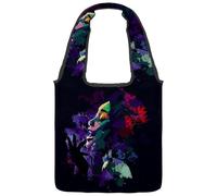 VAPOKF American Jazz Singer - Bolsas de lona para mujer, bolsas de hombro grandes, reutilizables, bolsa de transporte para escuela, trabajo, oficina, viajes, compras, casual