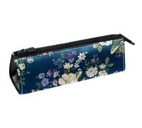 VAPOKF Black Roses - Bolsa compacta con cremallera para bolígrafos, lápices, cosméticos, diseño floral, multicolor, 5.5 ×6 ×20CM/2.2x2.4x7.9 in, Organizador de bolsas