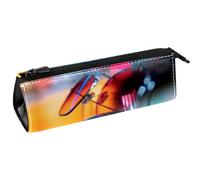 VAPOKF Blue Enchantress - Bolsa compacta para bolígrafos de cóctel, papelería, lápices, cosméticos, bolsa compacta con cremallera, multicolor, 5.5 ×6 ×20CM/2.2x2.4x7.9 in, Organizador de bolsas