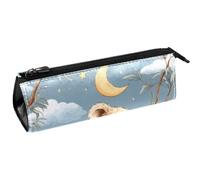 VAPOKF Bolsa compacta con cremallera para bolígrafos con diseño de koala durmiendo en una rama