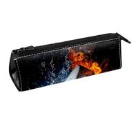VAPOKF Bolsa compacta con cremallera para bolígrafos de hockey sobre fuego y agua, multicolor, 5.5 ×6 ×20CM/2.2x2.4x7.9 in, Organizador de bolsas