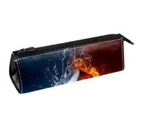 VAPOKF Bolsa compacta con cremallera para bolígrafos de hockey sobre hielo y fuego, multicolor, 5.5 ×6 ×20CM/2.2x2.4x7.9 in, Organizador de bolsas