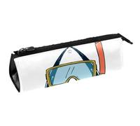 VAPOKF Bolsa de bolígrafos de tiburón para buceo, bolsa de papelería, bolsa de cosméticos, bolsa compacta con cremallera, multicolor, 5.5 ×6 ×20CM/2.2x2.4x7.9 in, Organizador de bolsas