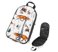 VAPOKF Bolsa organizadora de utensilios de camping de viaje, acuarela, animales del bosque, zorro, erizo, liebre, búho, bolsa de almacenamiento para utensilios de cocina, accesorios de cocina, bolsa