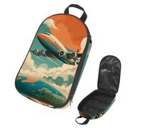 VAPOKF Bolsa organizadora de utensilios de camping de viaje, bolsa de almacenamiento de avión en el cielo para utensilios de cocina, bolsa de almacenamiento para accesorios de cocina para barbacoa al