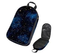 VAPOKF Bolsa organizadora de utensilios de camping de viaje, bolsa de almacenamiento de constelaciones de cielo estrellado nocturno para utensilios de cocina, bolsa de almacenamiento para accesorios