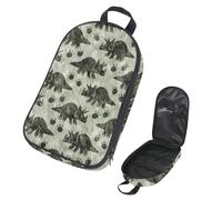 VAPOKF Bolsa organizadora de utensilios de camping de viaje, bolsa de almacenamiento de fósiles de dinosaurio jurásico para utensilios de cocina, bolsa de almacenamiento para barbacoa al aire libre