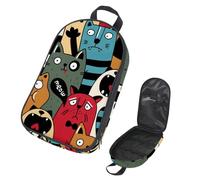 VAPOKF Bolsa organizadora de utensilios de camping de viaje, bolsa de almacenamiento para multitud de gatos, juego de utensilios de cocina, bolsa de almacenamiento para barbacoa al aire libre, solo