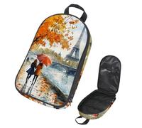 VAPOKF Bolsa organizadora de utensilios de camping de viaje, bolsa de almacenamiento para niñas caminando a lo largo del Sena, para utensilios de cocina, bolsa de almacenamiento para barbacoa al aire