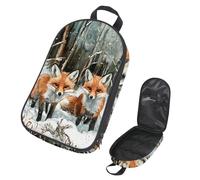 VAPOKF Bolsa organizadora de utensilios de camping de viaje, Little Foxes, bolsa de almacenamiento de nieve para utensilios de cocina, accesorios de cocina, bolsa de almacenamiento para barbacoa al