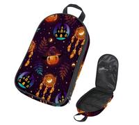 VAPOKF Bolsa organizadora de utensilios de camping de viaje, Spooky House Dreamcatcher Moon Storage Bag para utensilios de cocina, accesorios de cocina, bolsa de almacenamiento para barbacoa al aire