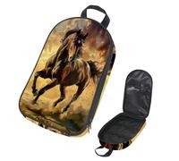 VAPOKF Bolsa organizadora de utensilios de camping de viaje, un caballo en el desierto, bolsa de almacenamiento para utensilios de cocina, accesorios de cocina, bolsa de almacenamiento para barbacoa