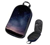 VAPOKF Bolsa organizadora de utensilios de viaje para camping, bolsa de almacenamiento de cielo estrellado nocturno para utensilios de cocina, bolsa de almacenamiento para barbacoa al aire libre, solo