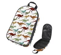 VAPOKF Bolsa organizadora de utensilios de viaje para camping, bolsa de almacenamiento de dinosaurio T-Rex Jurásico salvaje para utensilios de cocina, accesorios de cocina, bolsa de almacenamiento