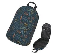 VAPOKF Bolsa organizadora de utensilios de viaje para camping, Día Mundial del Turismo, colorida bolsa de almacenamiento de torre Eiffel oscura para utensilios de cocina, accesorios de cocina, bolsa
