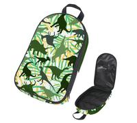 VAPOKF Bolsa organizadora de utensilios de viaje para camping, dinosaurio jurásico verde, bolsa de almacenamiento para utensilios de cocina, accesorios de cocina, bolsa de almacenamiento para barbacoa